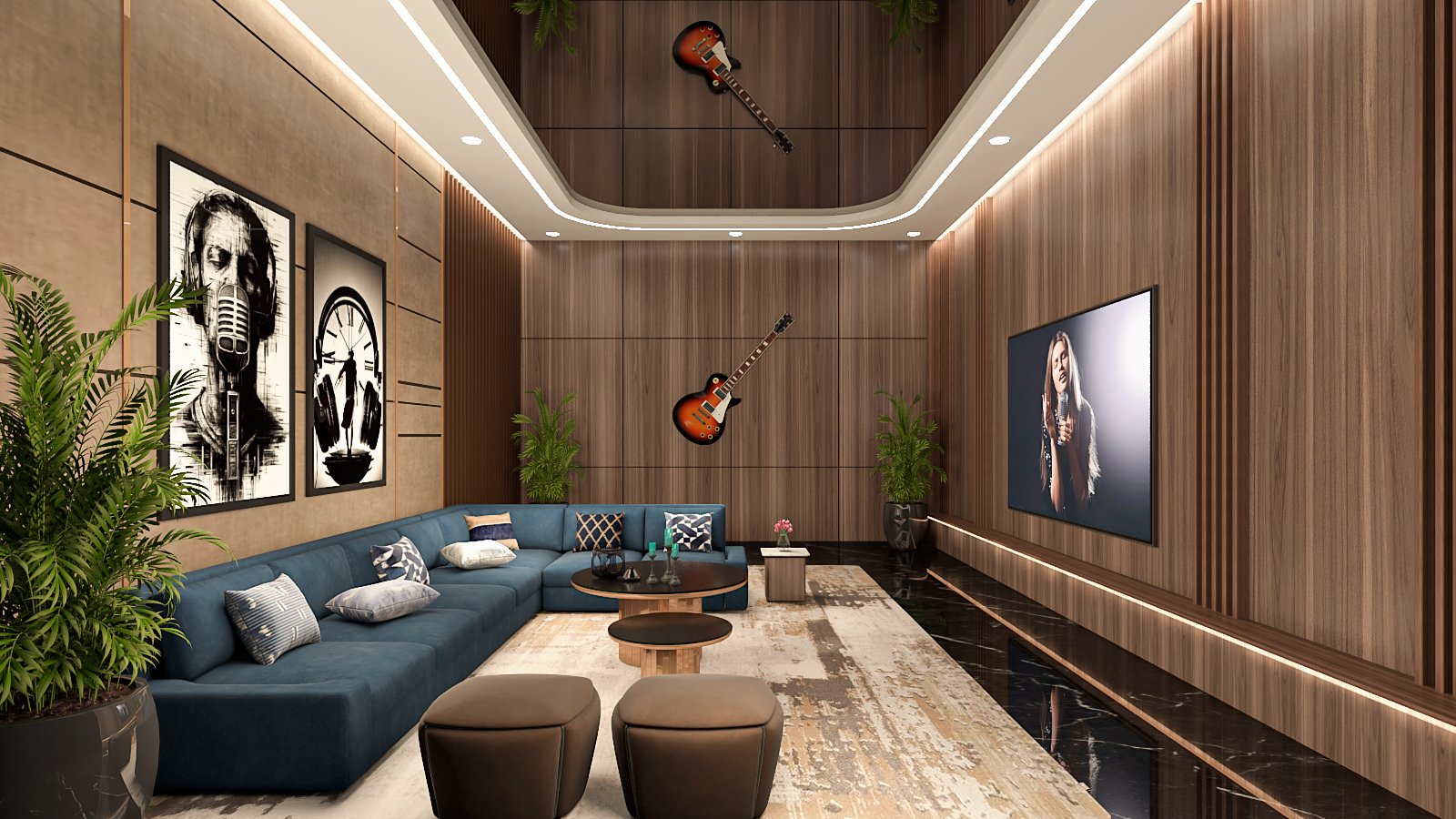 Mini Home Theatre & Music AV Lounge